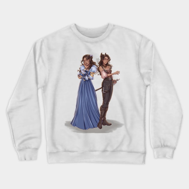 Taryn and Jude Crewneck Sweatshirt by ritta1310